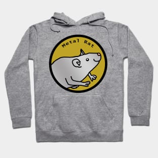 Portrait of a Metal Rat Hoodie